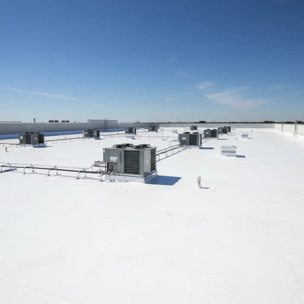 Commercial flat roofing solutions by Genc Construction