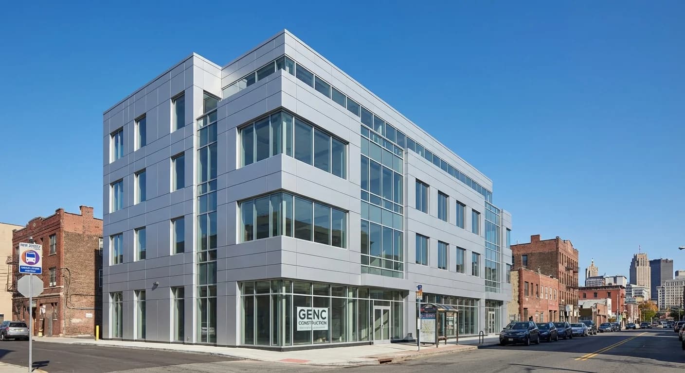 Completed facade project in Newark NJ