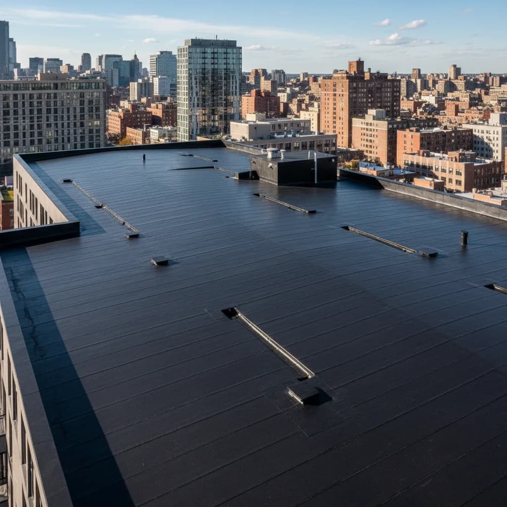 EPDM Roofing installation in Staten Island, NY