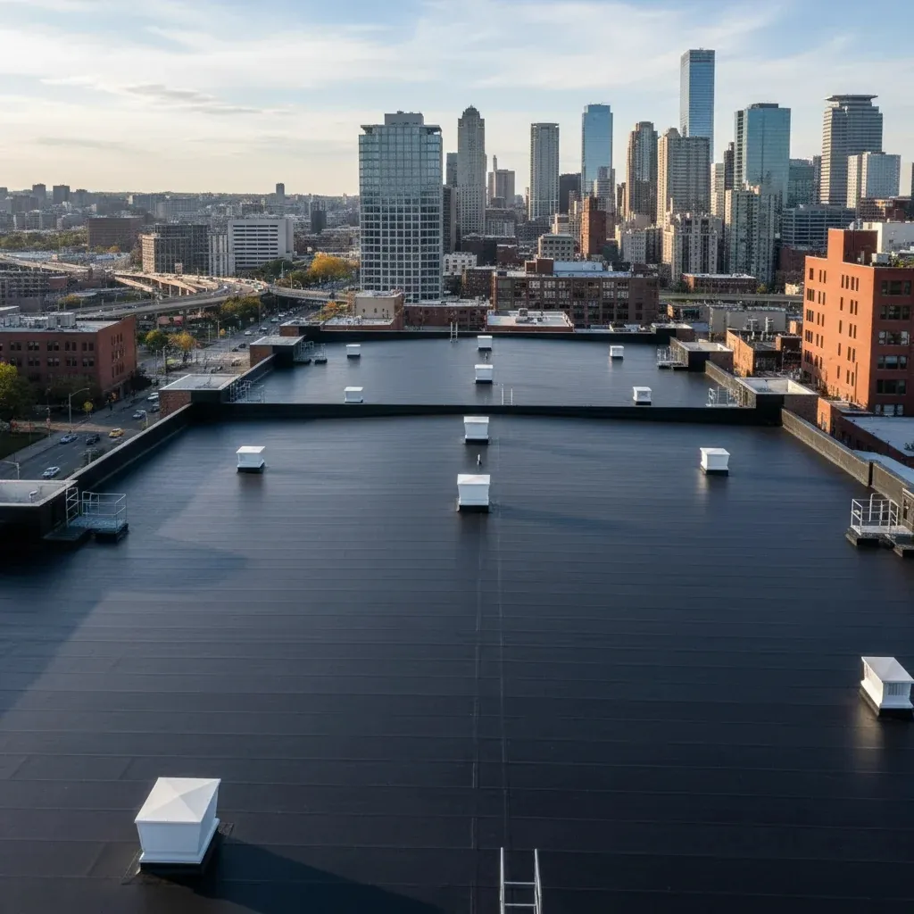 Historic EPDM roofing in Tribeca Manhattan by Genc Construction